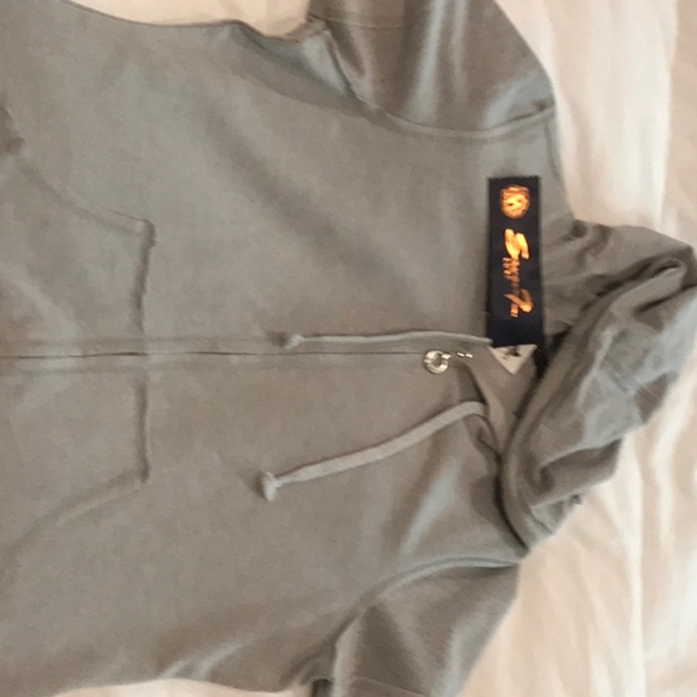 Zip up hoodie short sleeve